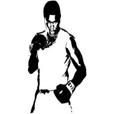 Wandtattoo Boxen Muhammad Ali