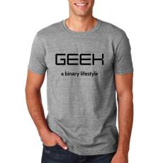 Funshirt  "GEEK - a binary lifestyle" Nerdshirt