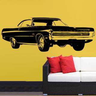 Wandtattoo Motiv Motor Plymouth Fury