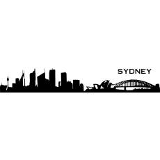 Wandtattoo Skyline Sydney Silhouette