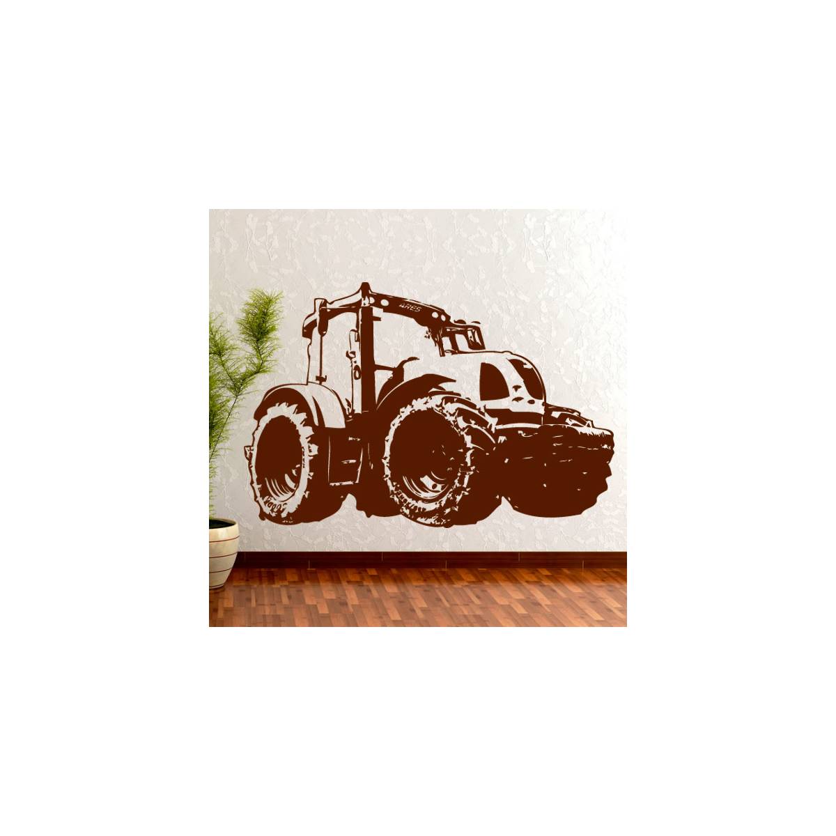 Wandtattoo Traktor Claas ARES 557 ATZ Kinderzimmer - DruckundPlot
