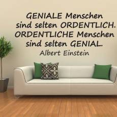Wandtattoo Zitat Albert Einstein Geniale Menschen